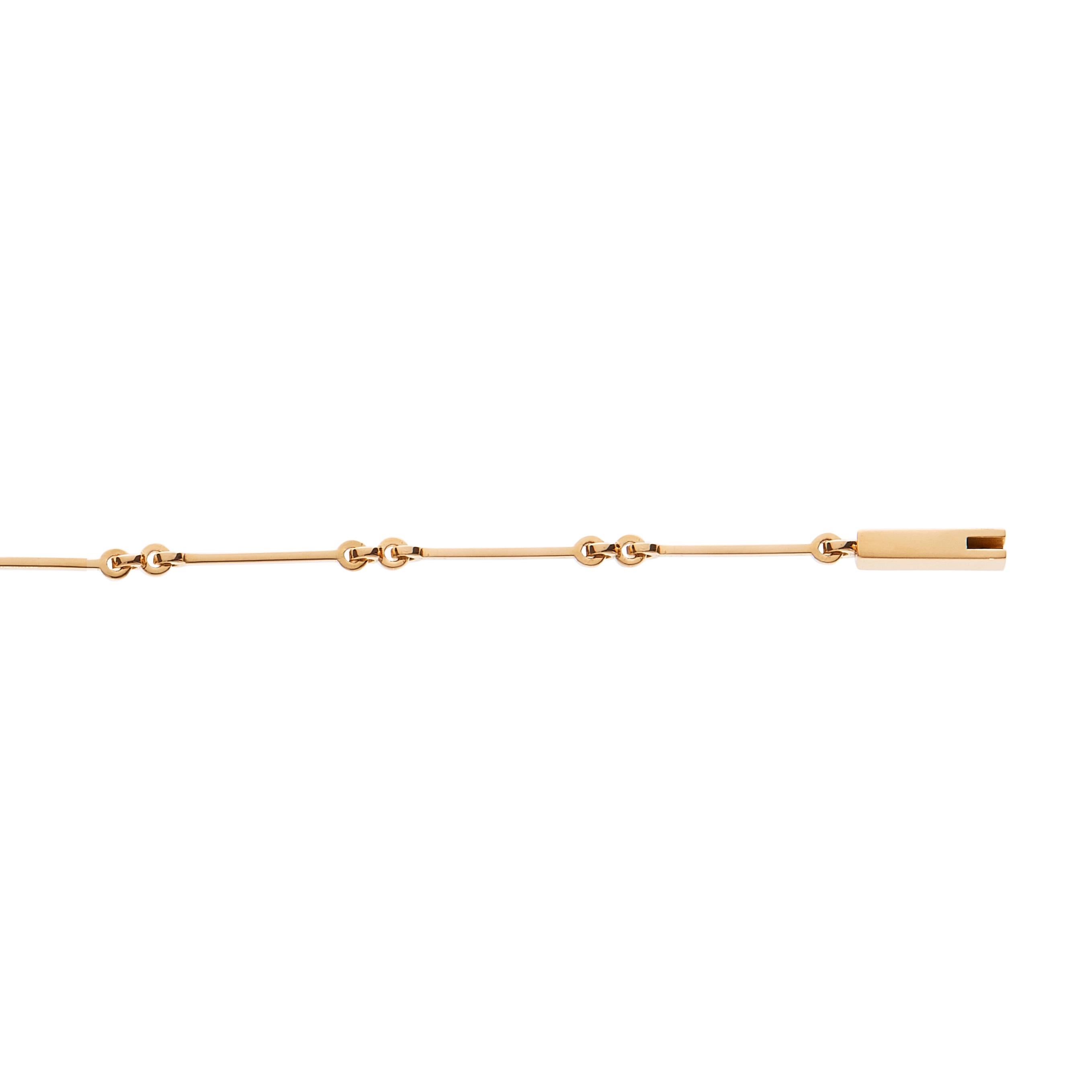 Nathalie Jean Contemporary 18 Karat Gold Kette Link Armband (Zeitgenössisch) im Angebot