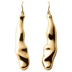 Nathalie Jean Contemporary Gold Limited Edition Drop Dangle Earrings