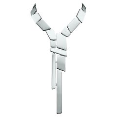 Nathalie Jean Contemporary Sterling Silber Limited Edition Tropfen Halskette