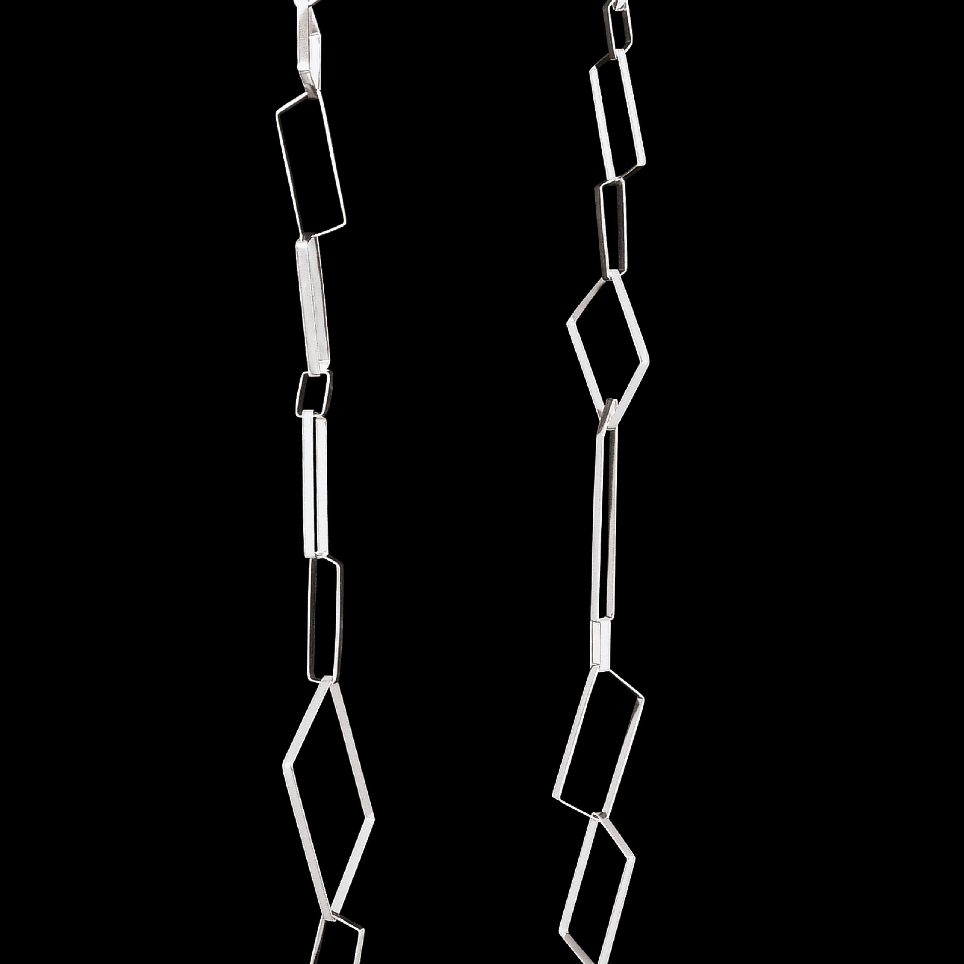 Nathalie Jean Contemporary Sterling Silver Limited Edition Link Chain Necklace 2