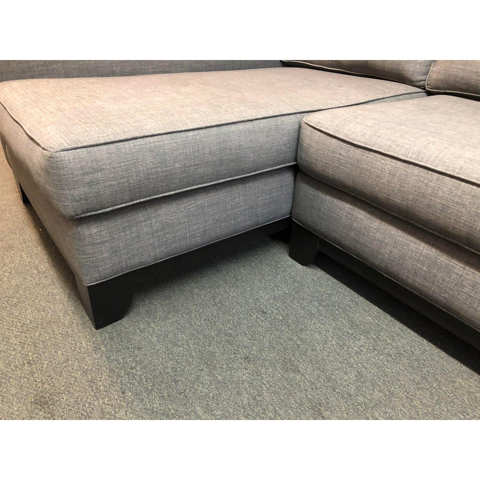 Modern Nathan Anthony Custom 2-Piece Sectional For Sale