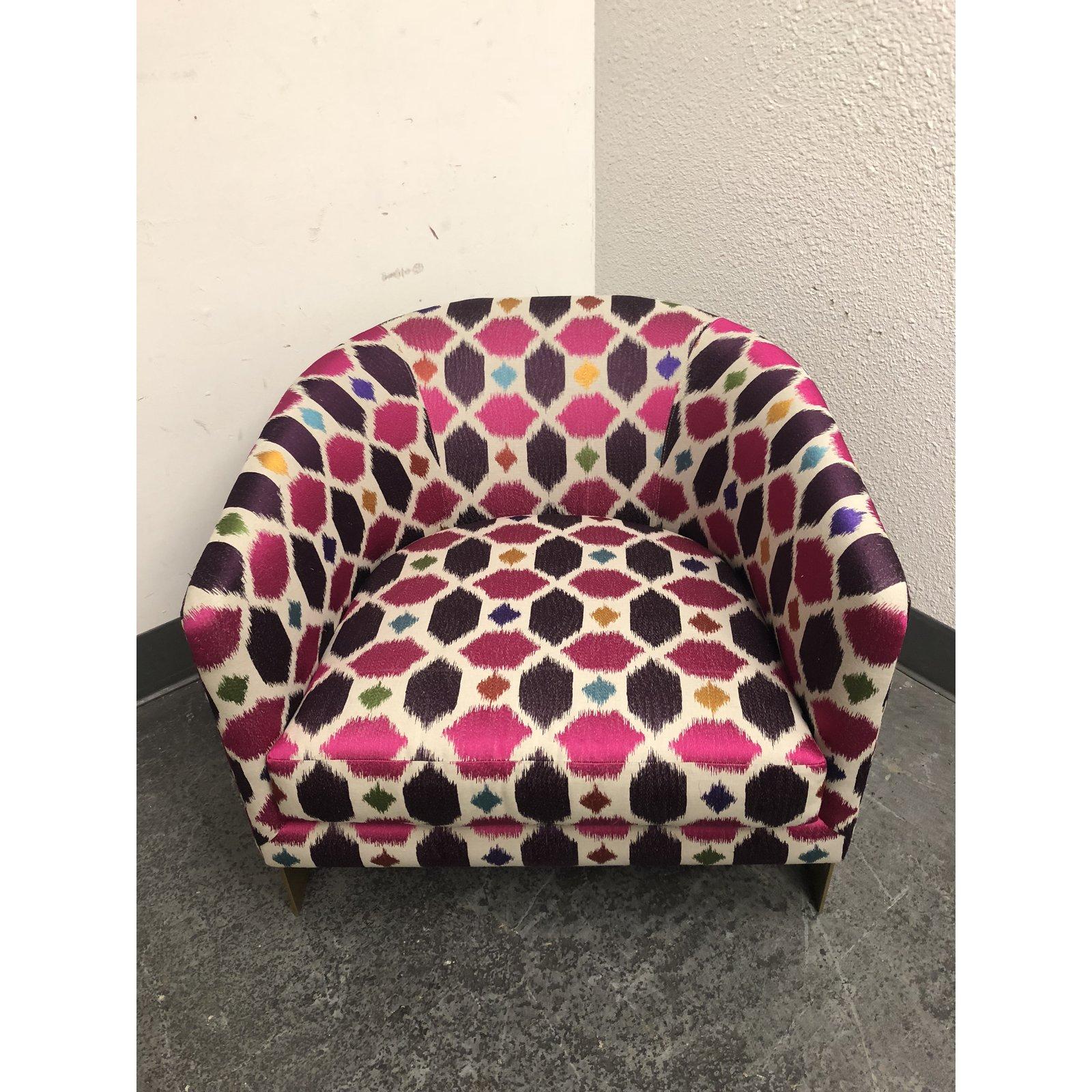 Nathan Anthony Korz Chair by Tina Nicole and Kravet Fabric im Angebot 4