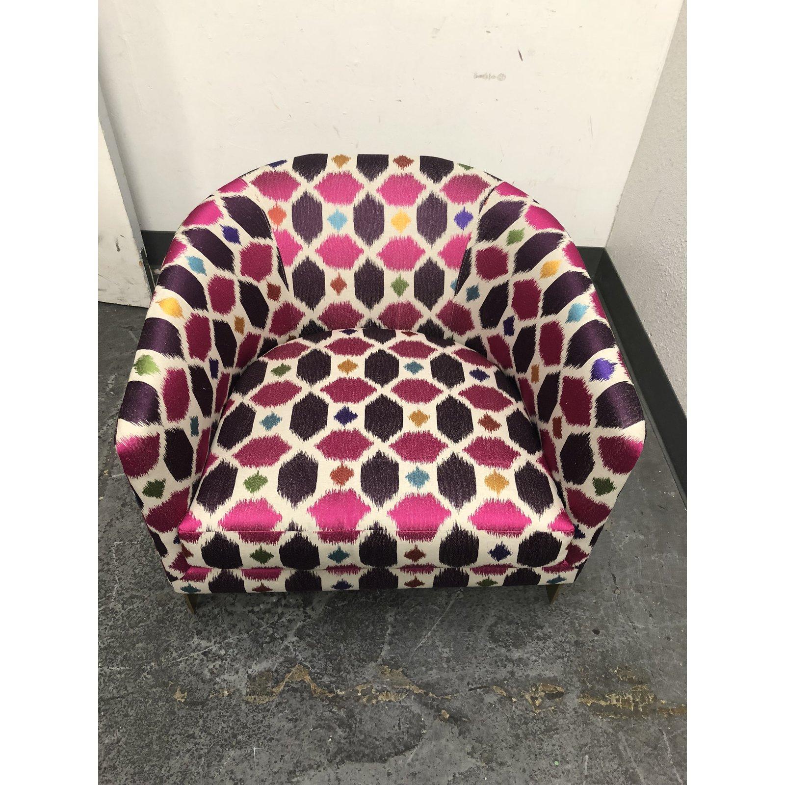 Nathan Anthony Korz Chair by Tina Nicole and Kravet Fabric (Regency) im Angebot