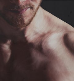 Here - Nude Figure Painting, Original Oil on Linen