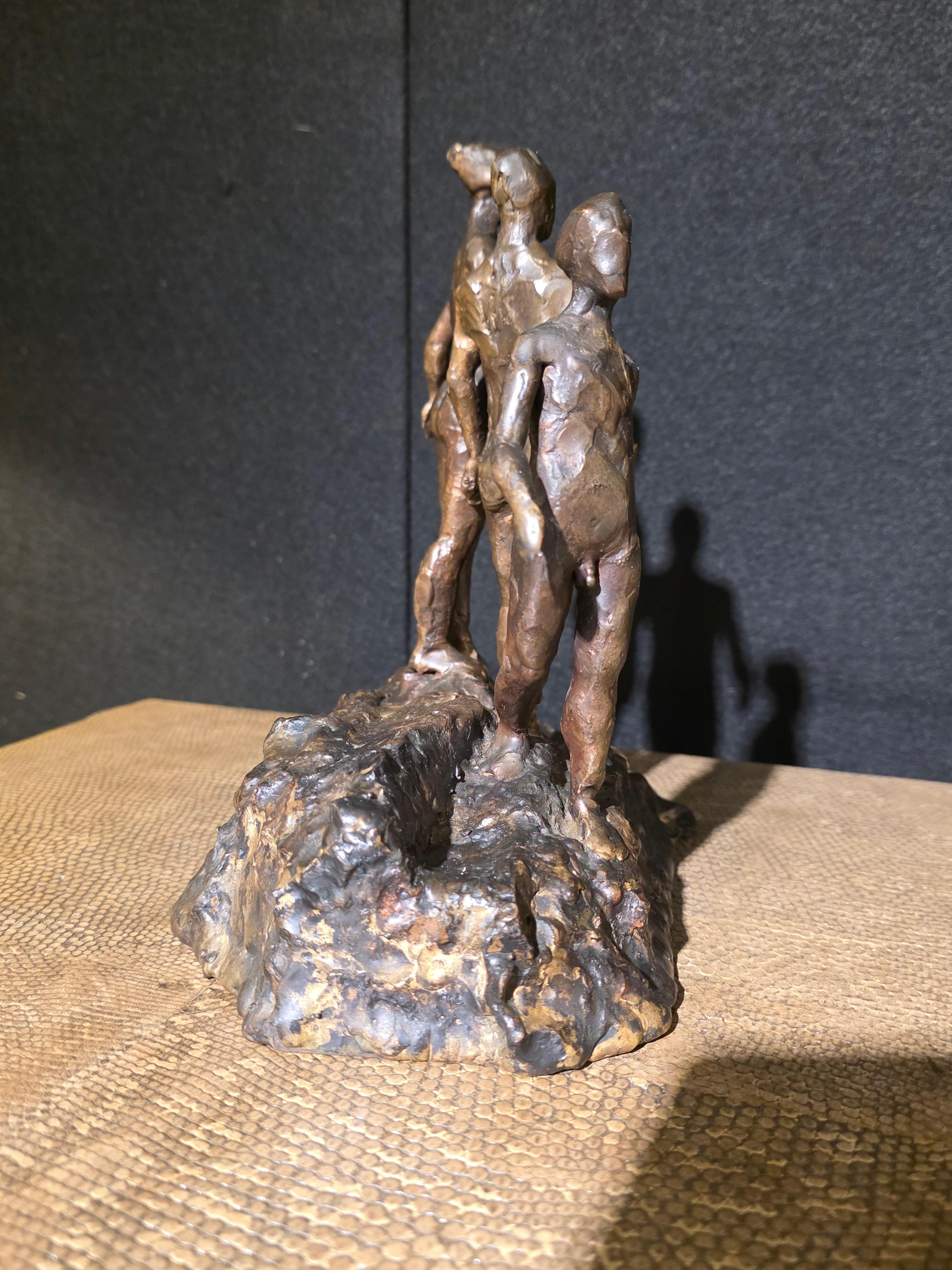 Mid-20th Century Nathan Cabot Hale Bronze Sculpture 1960s For Sale