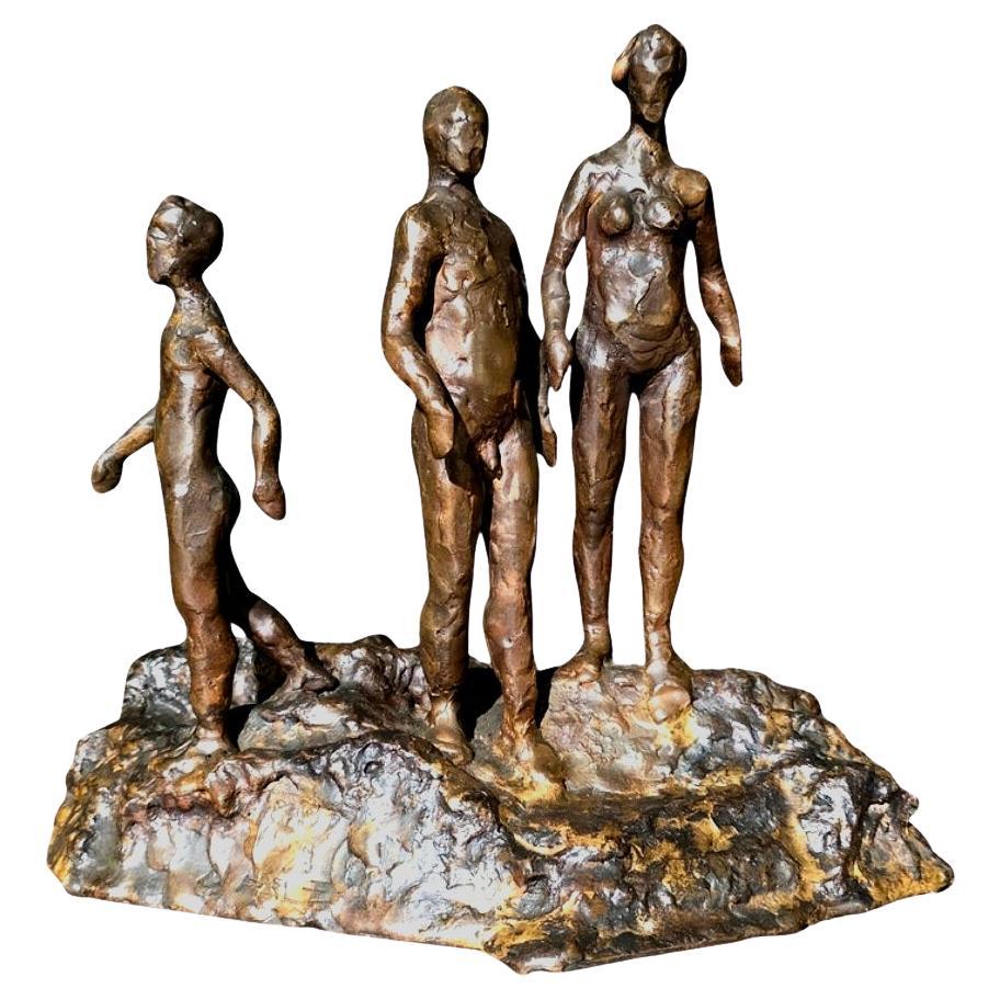 Nathan Cabot Hale Bronze Sculpture 1960s For Sale