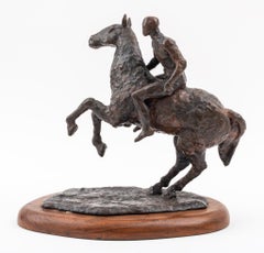 Nathan Cabot Hale, "Equestrian Study" Bronze Sculpture