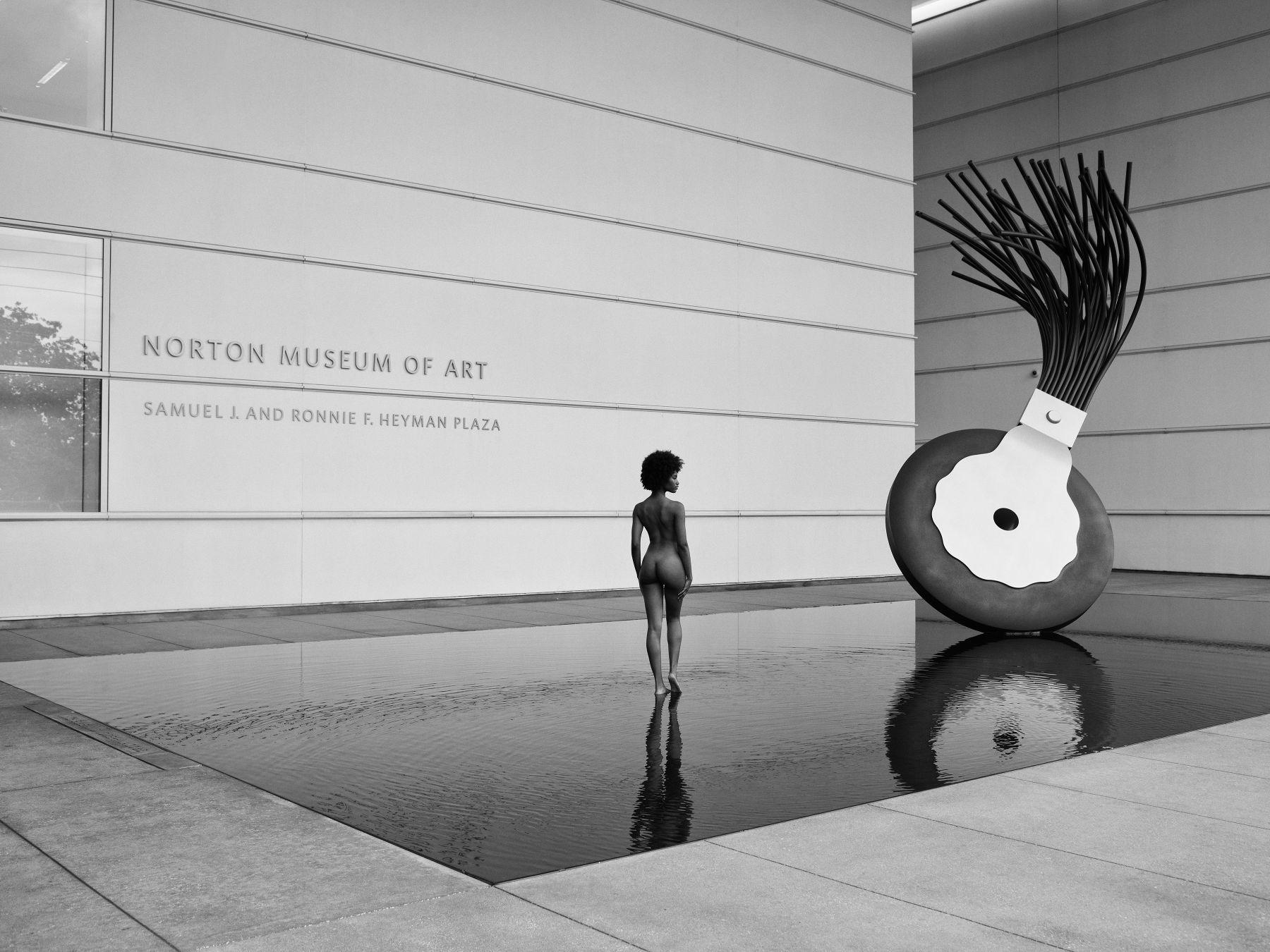 Nathan Coe Black and White Photograph – The Norton