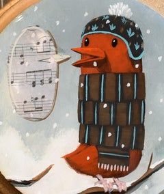 "Cardinal Bundled" (2022) by Nathan Durfee, Mixed Media painting