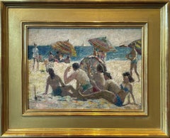 "The Beach" Nathan Hoffman, Brooklyn, New York, Sunny Day Landscape
