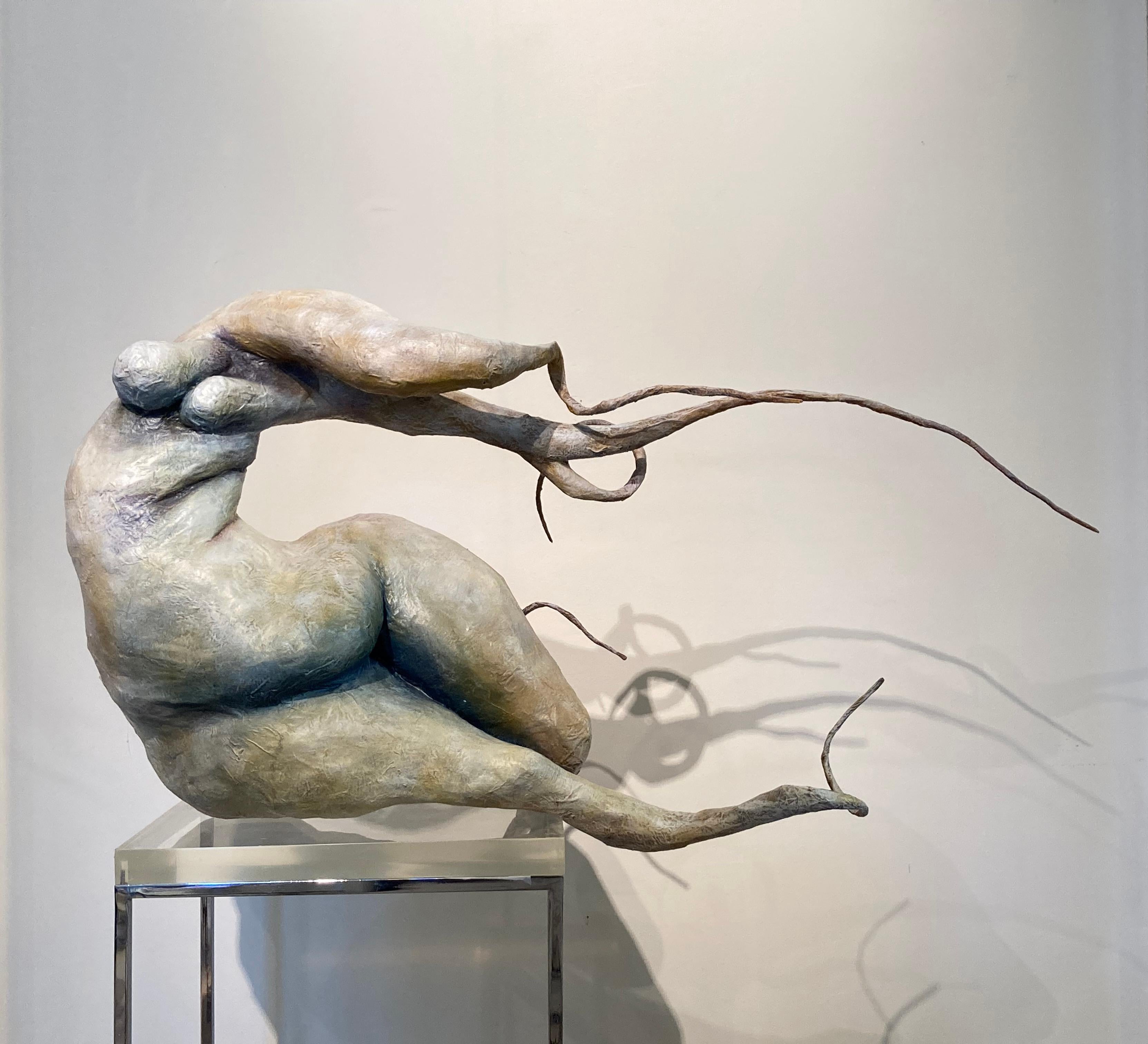 Nathan Lee  Figurative Sculpture -  'Galadriel Consumed, ' by Nathan Lee, Mixed Media Sculpture