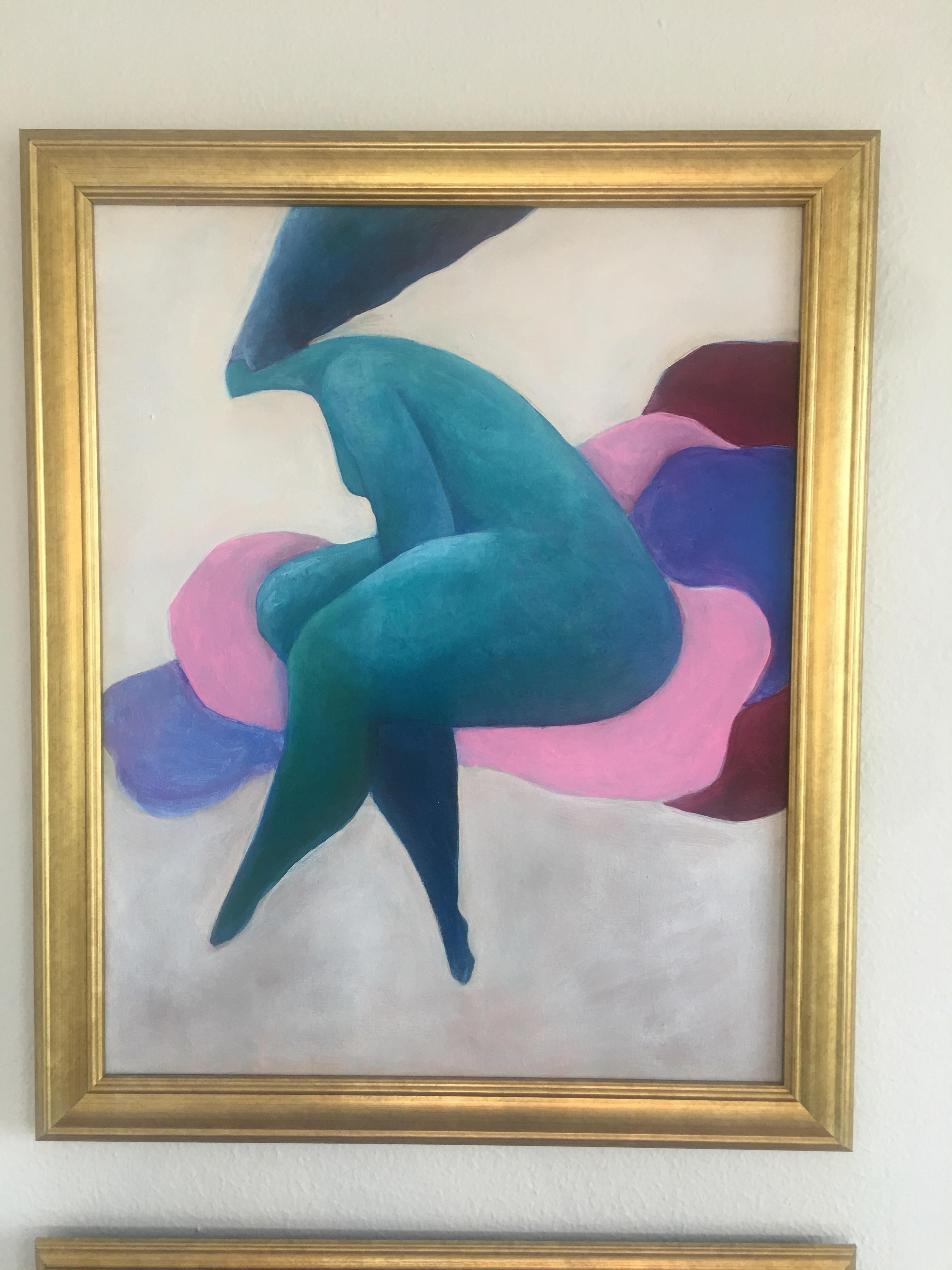 'Mineurva Shall Punish Thee' by Nathan Lee, Acrylic on Canvas For Sale 1