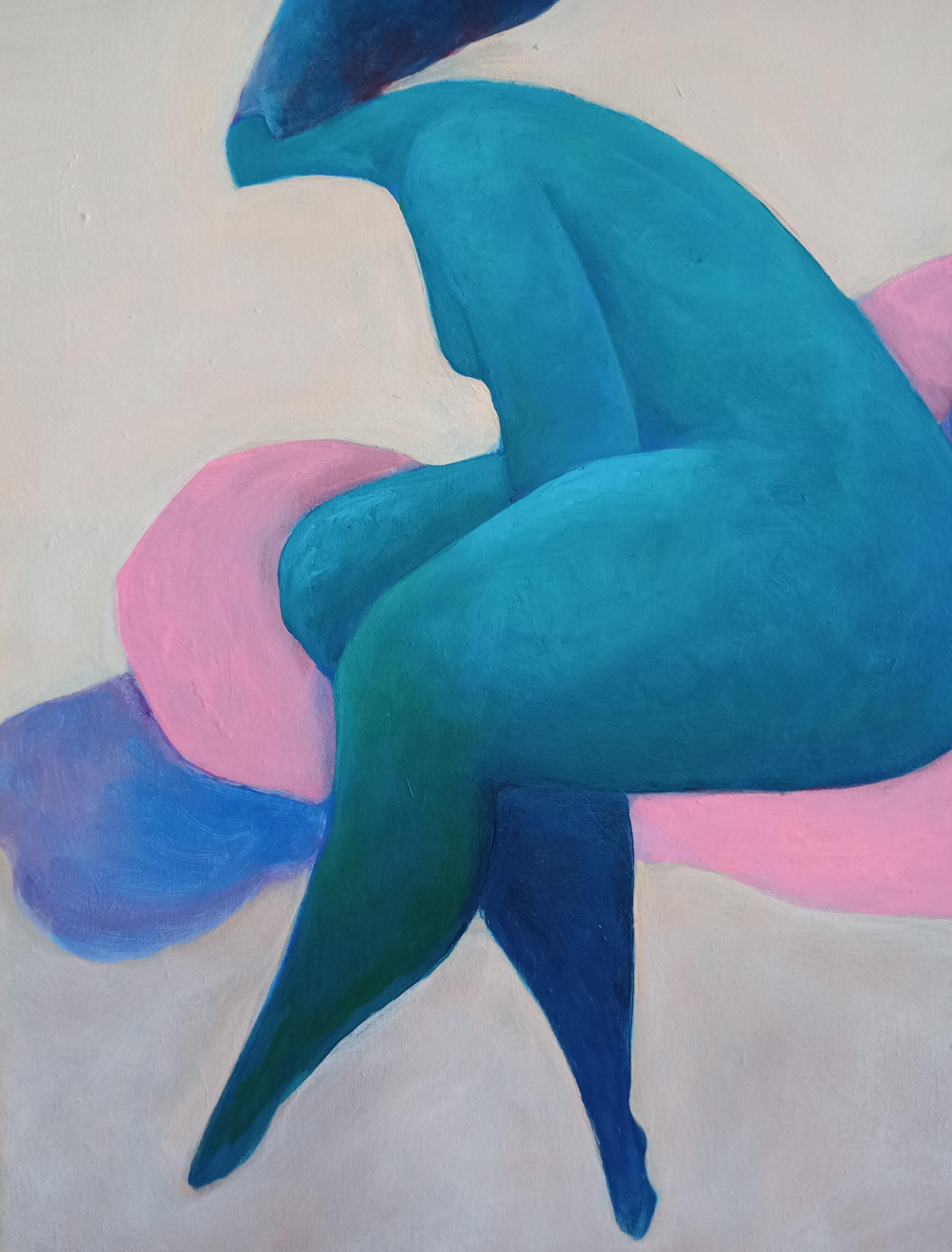 'Mineurva Shall Punish Thee' by Nathan Lee, Acrylic on Canvas For Sale 4