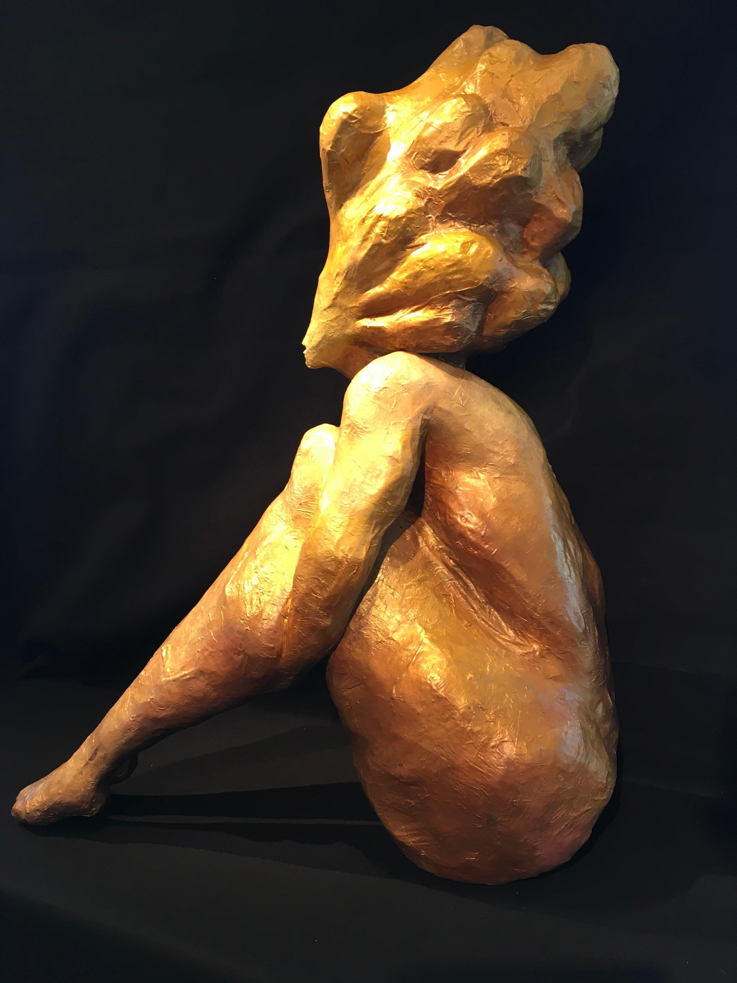 'To Contemplate',  by Nathan Lee, Mixed Media Figurative Sculpture, 2023 For Sale 2