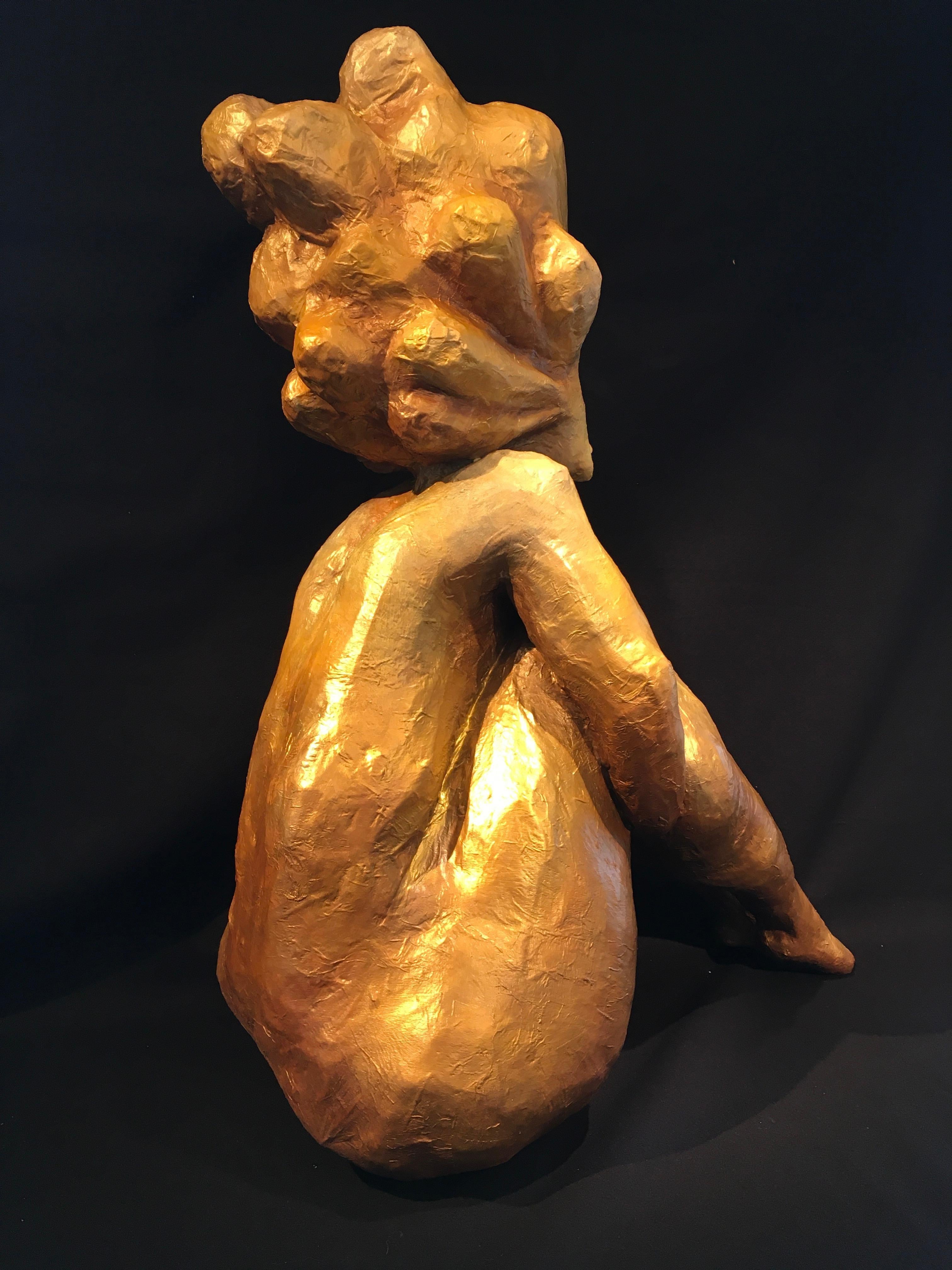'To Contemplate',  by Nathan Lee, Mixed Media Figurative Sculpture, 2023 For Sale 8