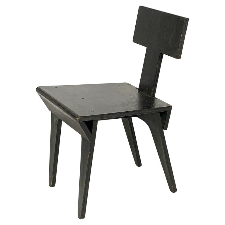 Nathan Lerner Plywood Chair New Chicago Bauhaus For Sale at 1stDibs