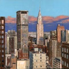 Chrysler after Walter -  landscape cityscape paint modern expressionism