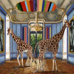 Elegance - Wildlife Animal Colour Interior landscape painting Contemporary art