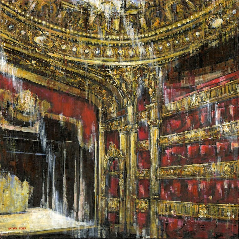 Nathan Neven Paris Opera Interior Oil Painting Paris