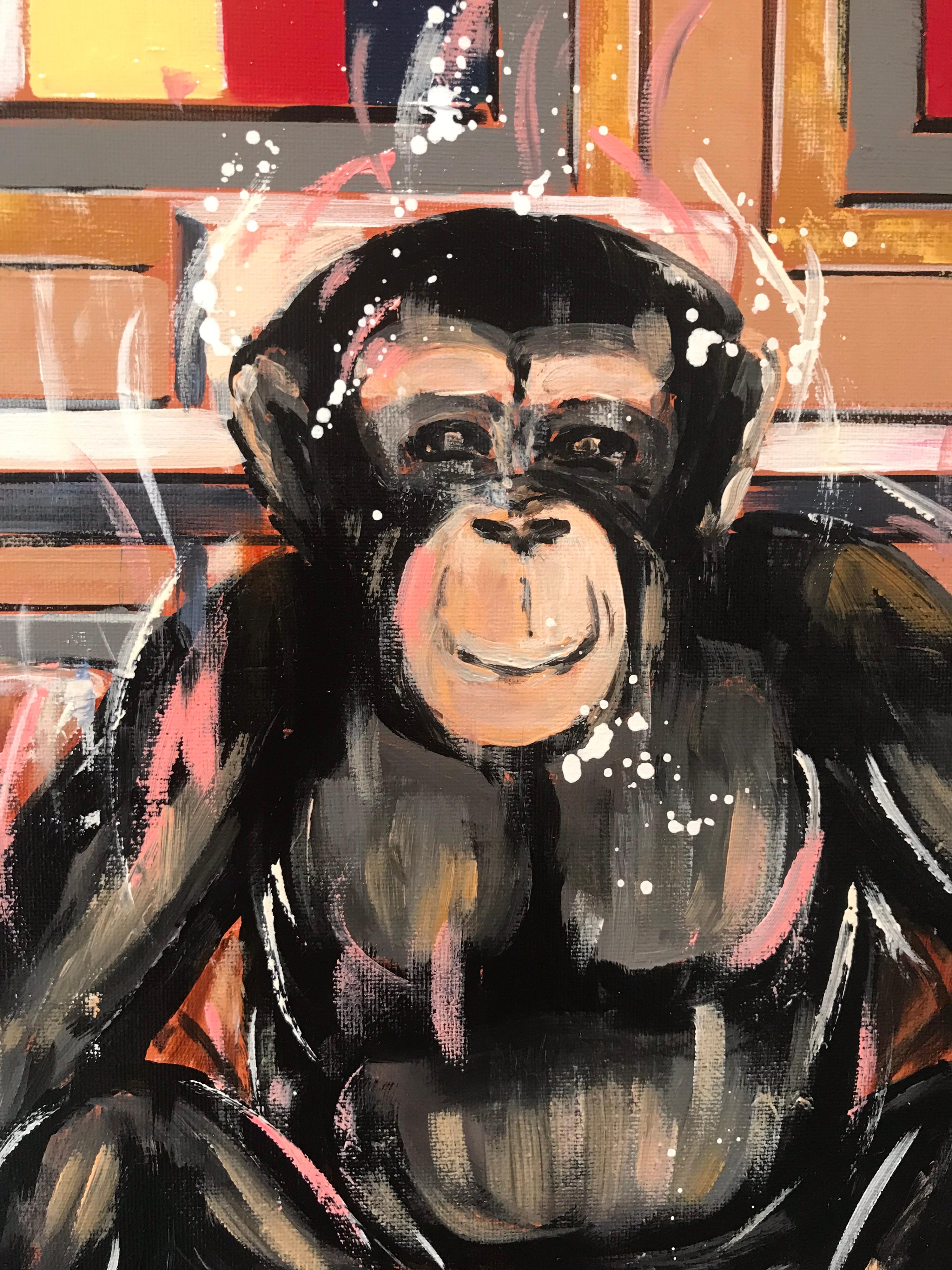 Questa eccezionale opera d'arte è attualmente in mostra e in vendita presso la Signet Contemporary Art Gallery e online.

Questa opera d'arte originale di Nathan Neven presenta con gioia un'insolita scena di fauna selvatica unita a un grande spazio