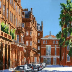 Victorian Houses Chelsea - England London City landscape painting Contemporary