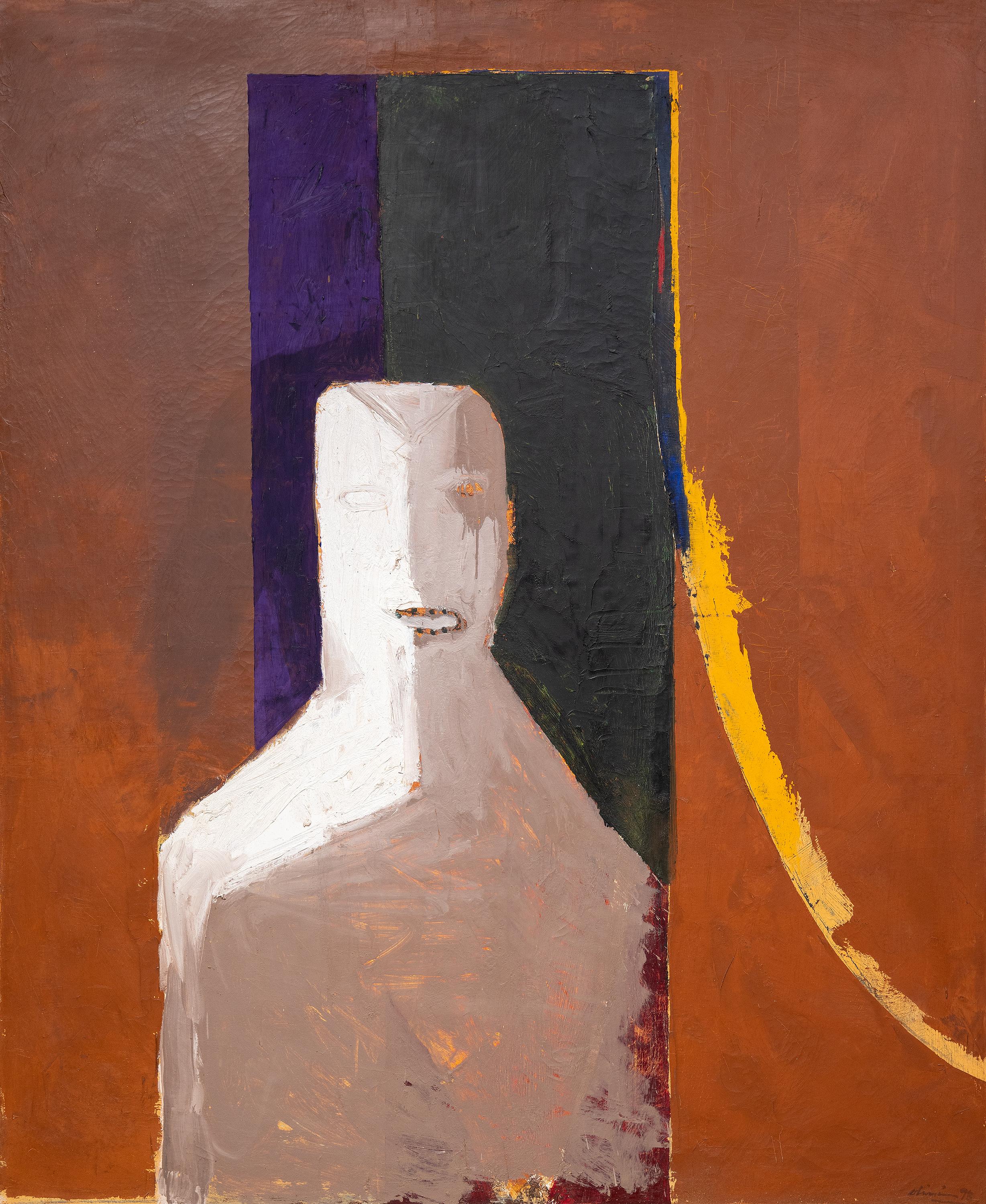 Figurative Painting di Nathan Oliveira - Stele n. 5