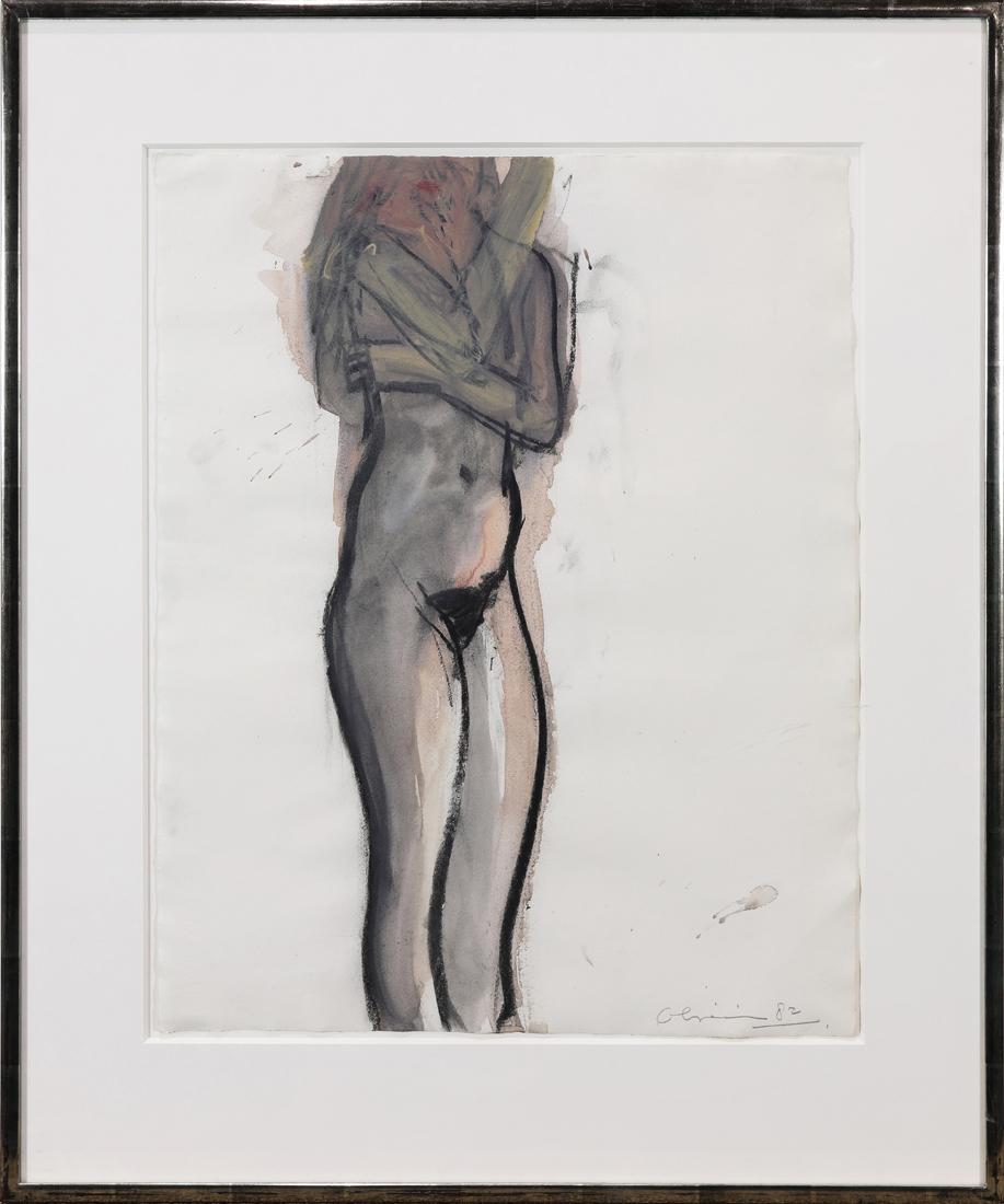 Woman 82V - Painting by Nathan Oliveira