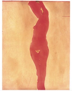 Copper Plate Nude II (2) 2001. Aquatint - signed, dated front - Nathan Oliveira 