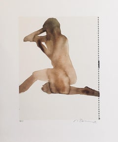 Nathan Oliveira 'Nude' Limited Edition Signed Lithograph Print