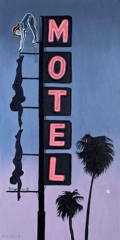 Starlite Diver, Painting, Oil on Canvas