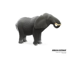 Nathan Sawaya - African Elephant, Sculpture, 2019