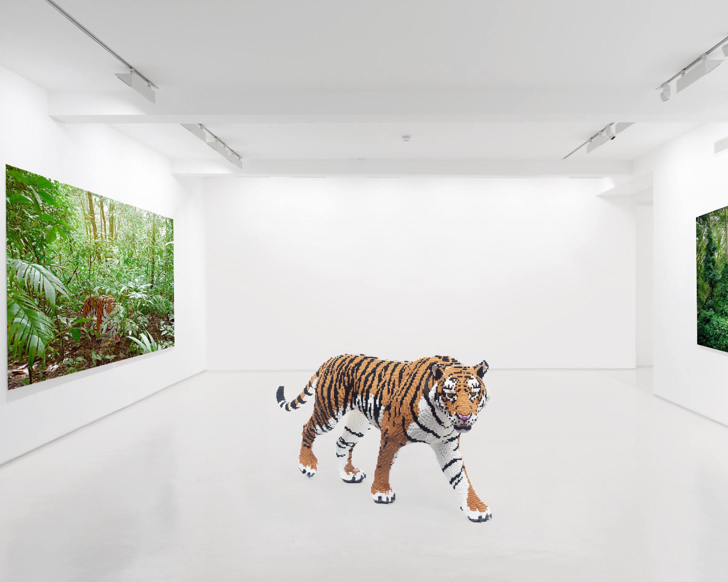 Nathan Sawaya - Malayan Tiger, Sculpture, 2019 1