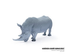 Sculpture de Nathan Sawaya - Rhinoceros blancs du Nord, 2019