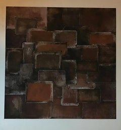 umber brown abstract