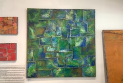 Silk Road Earth (STEEL WORK, BRIGHT EMERALD GREEN AND COBALT BLUE)