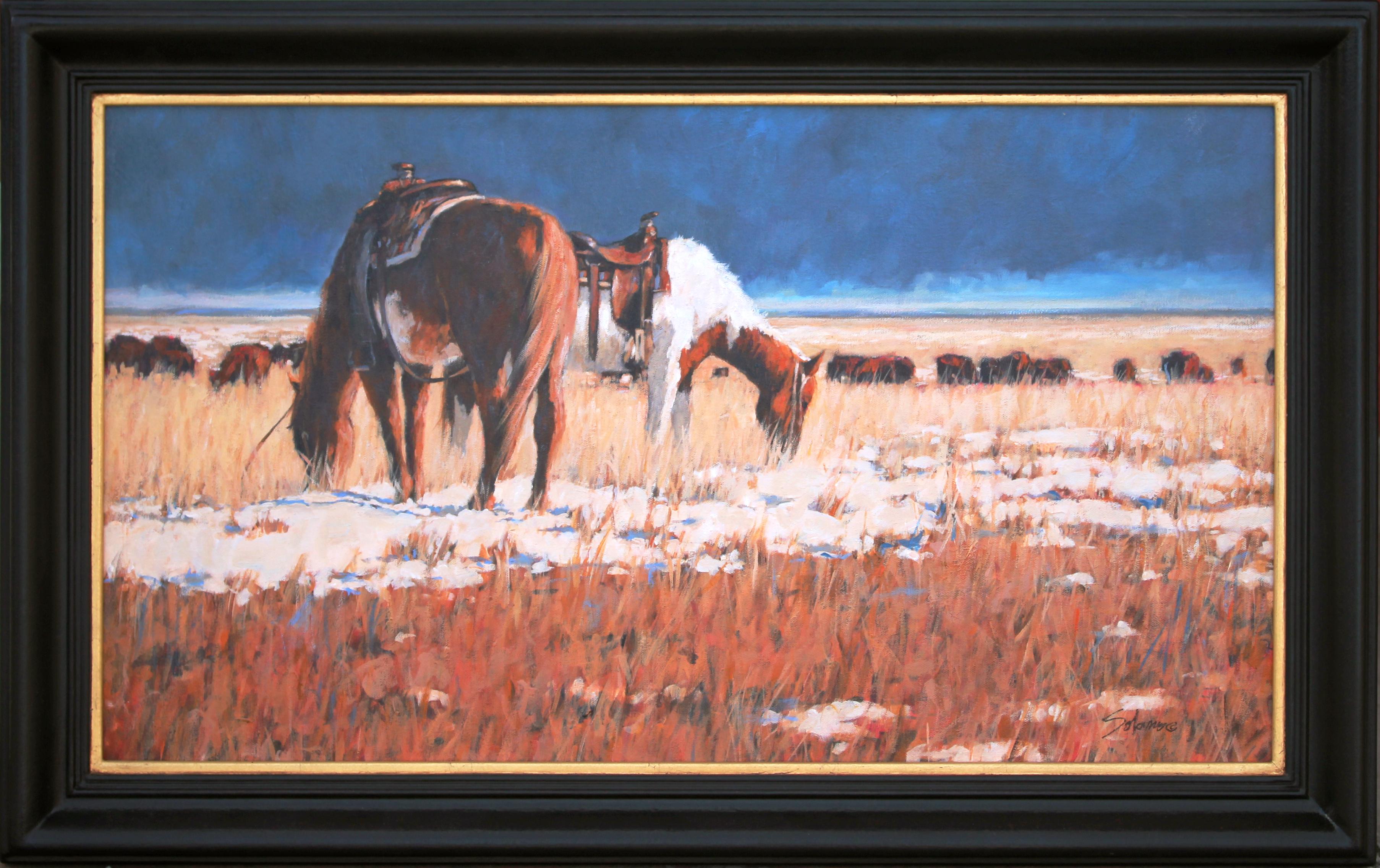 Cold Lunch - Painting by Nathan Solano