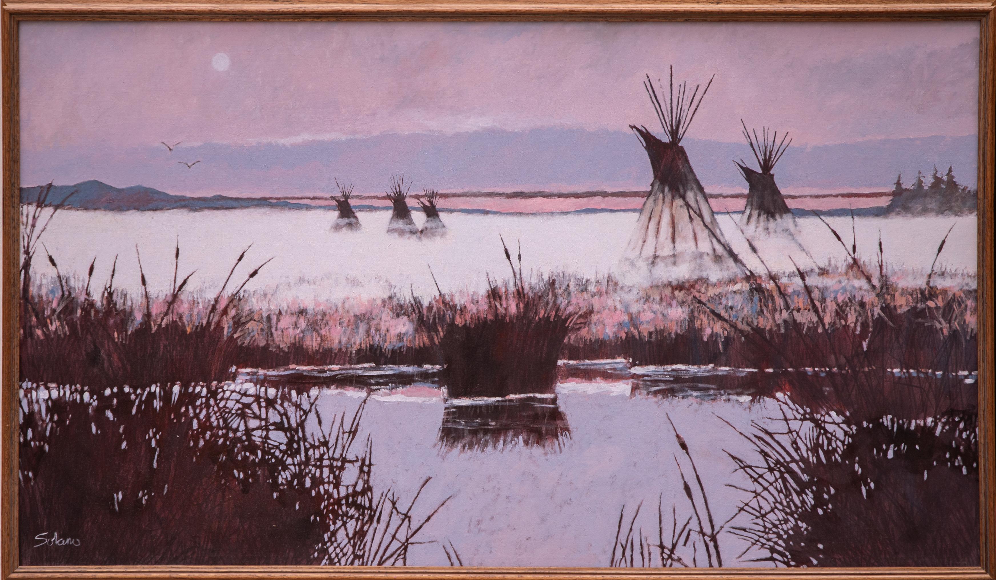 Nathan Solano Landscape Painting - Early Morning Light