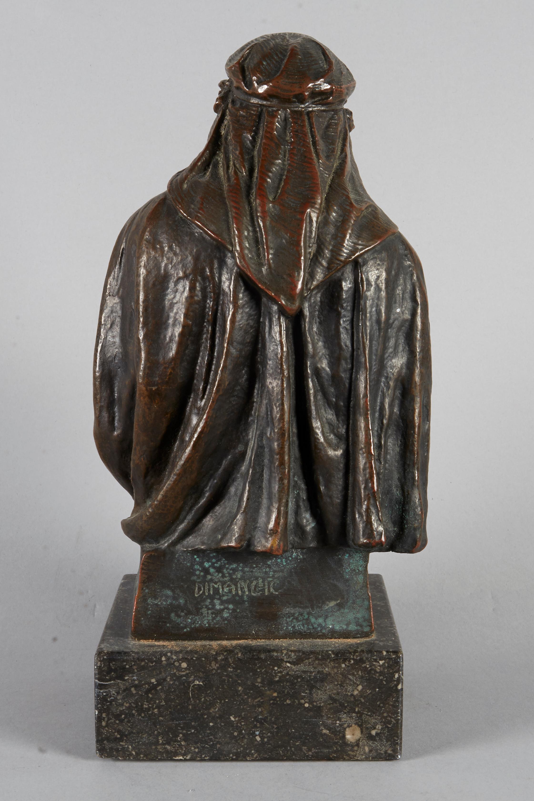 Marmo Nathan il Saggio, scultura in bronzo austriaca del XIX secolo in vendita