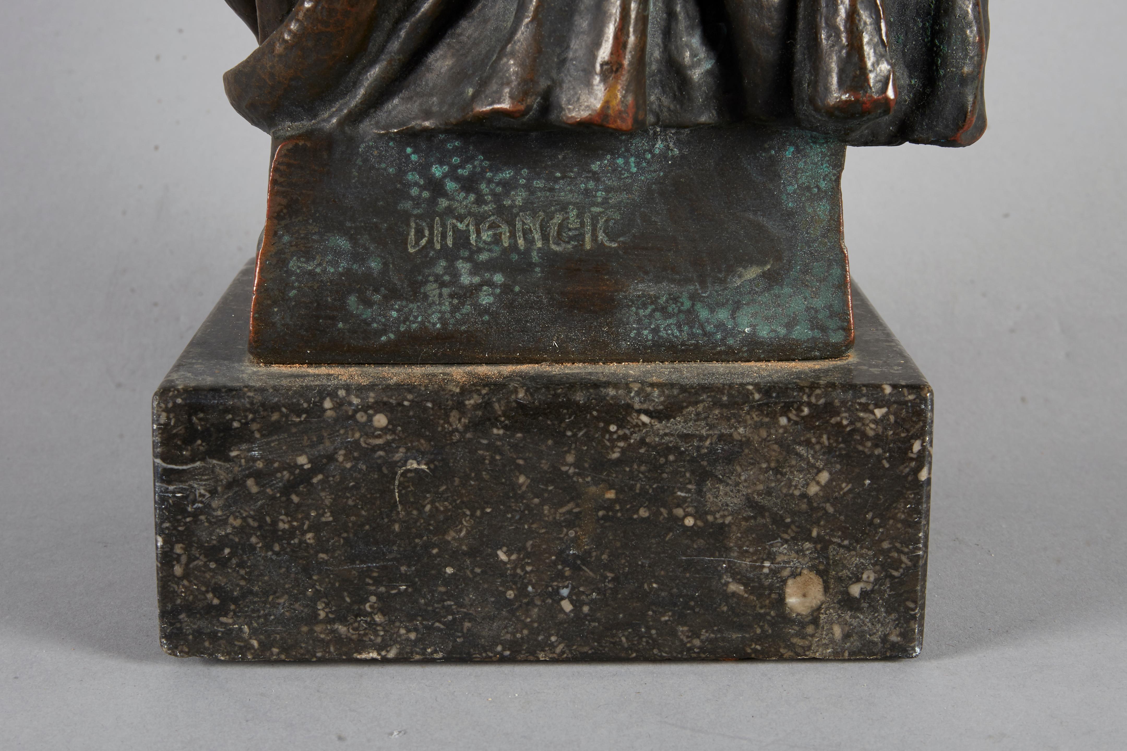 Nathan the Wise, 19th Century Austrian Bronze Sculpture For Sale 2