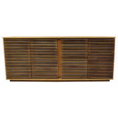 Nathan Young for Design Within Reach Line Collection Louvered Credenza Cabinet