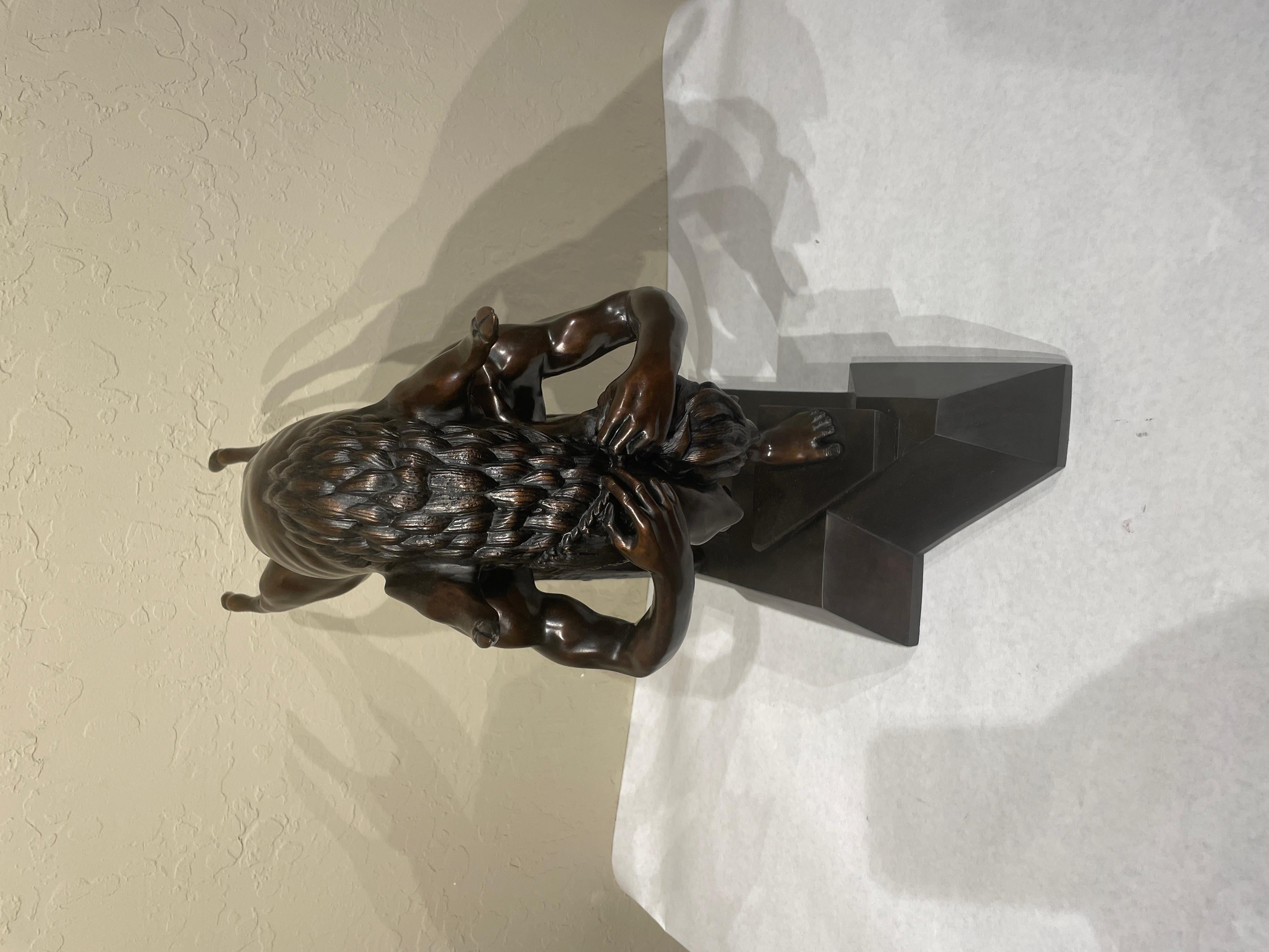 Hercules and the Erymanthian Boar - Sculpture Antiguos maestros de Nathaniel Choate