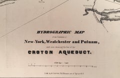 Hydrographic map of the Croton Aqueduct