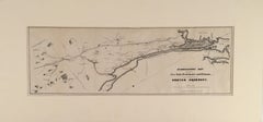 Antique Hydrographic map of the Croton Aqueduct