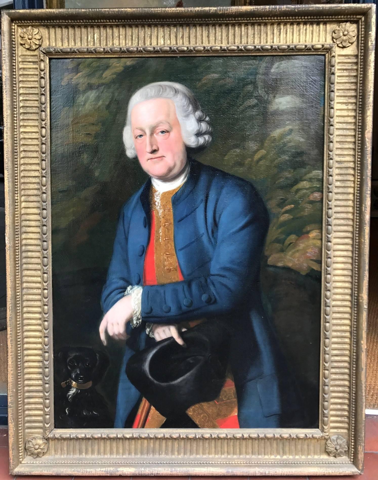 18th Century Oil Painting Portrait of Phillip, 6th Viscount Wenman.