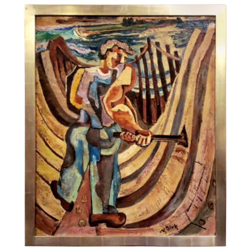 Nathaniel Dirk "Boat Builder", Circa 1930's