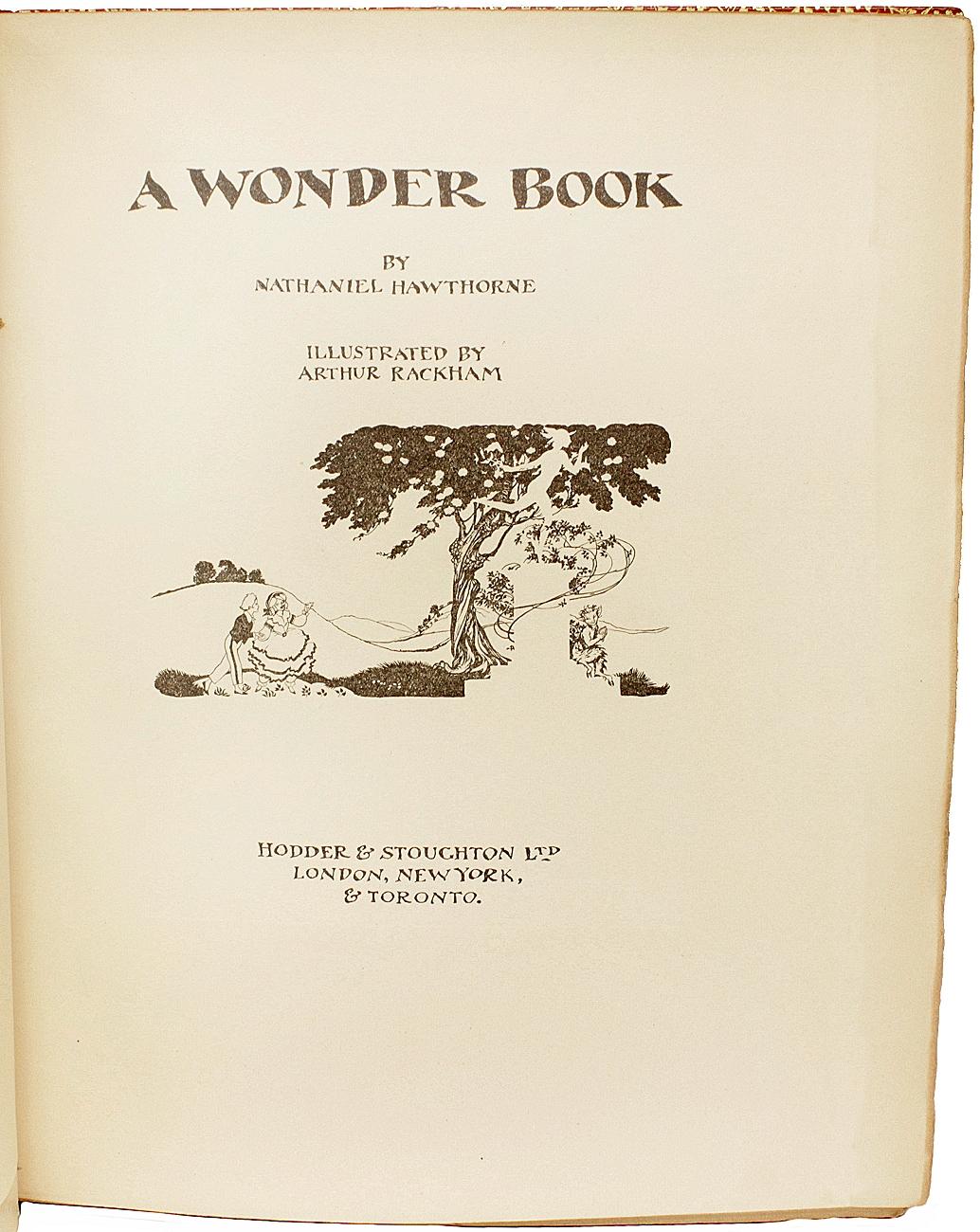 Nathaniel HAWTHORNE (Arthur Rackham). Un livre merveilleux. Édition LIMITÉE SIGNÉE Bon état - En vente à Hillsborough, NJ