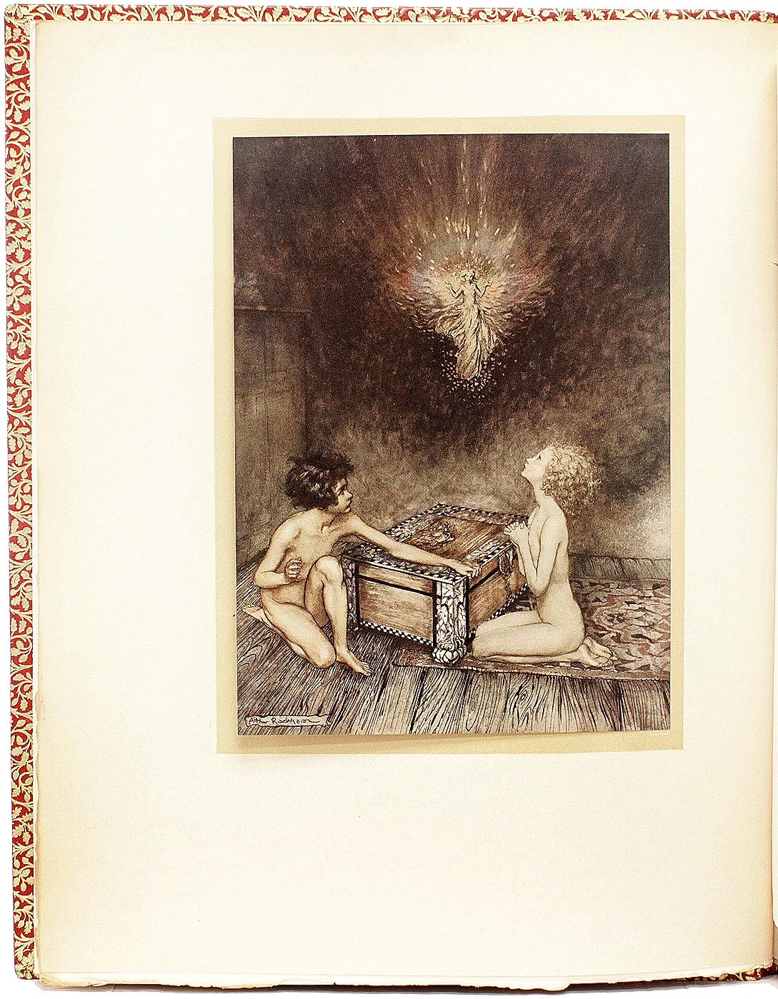 Cuir Nathaniel HAWTHORNE (Arthur Rackham). Un livre merveilleux. Édition LIMITÉE SIGNÉE en vente