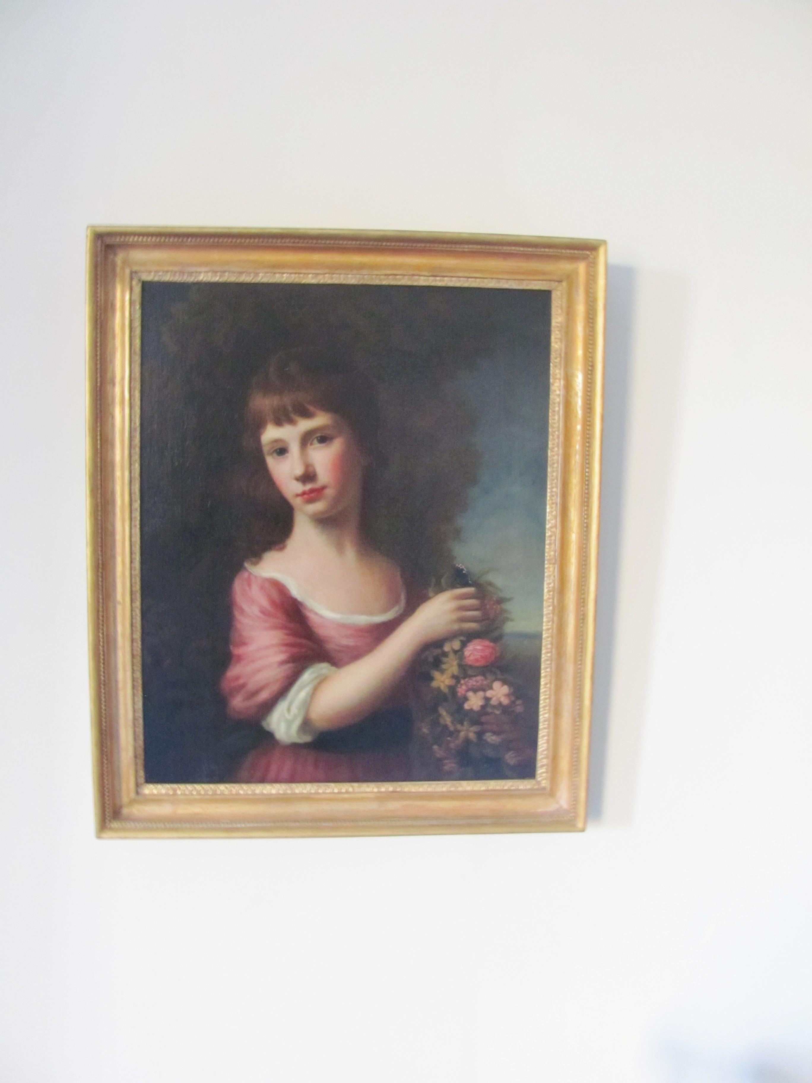 Portrait Of Ann Anderson, 18th century, old master, oil, portrait painting, N. Hone For Sale 1