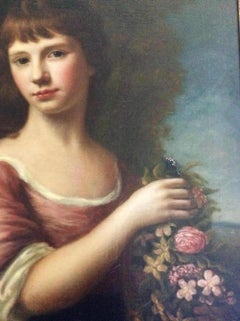 Portrait Of Ann Anderson, 18th century, old master, oil, portrait painting, N. Hone