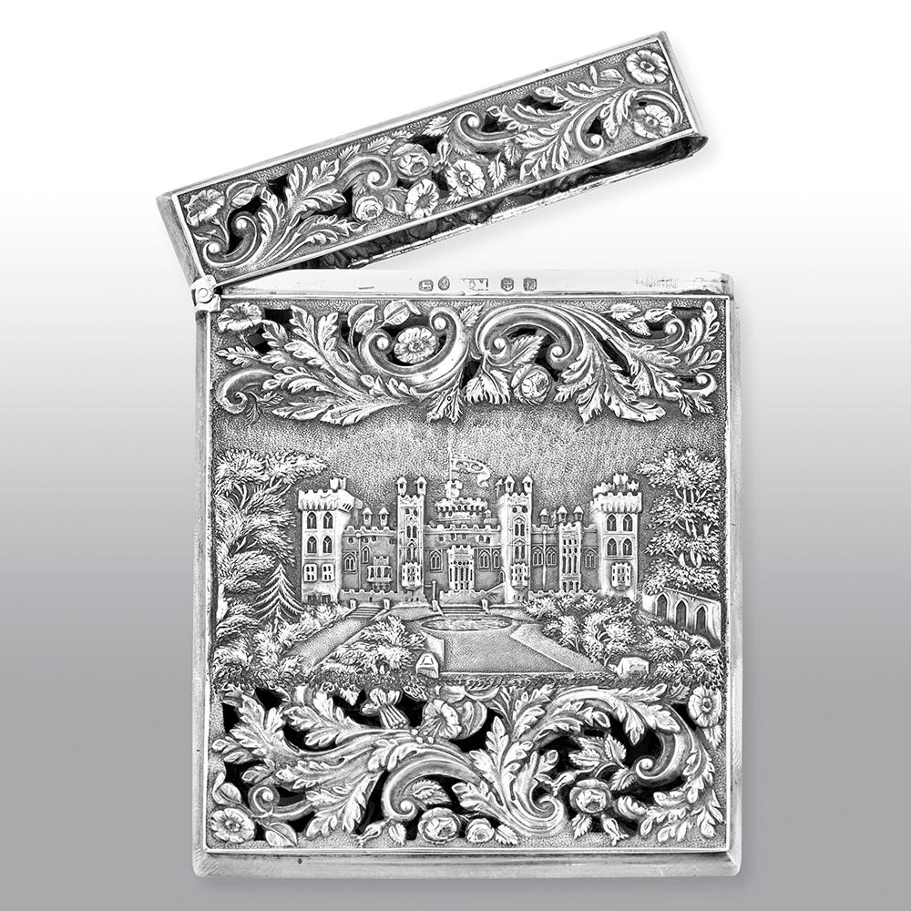 English Nathaniel Mills Silver Double-Sided 